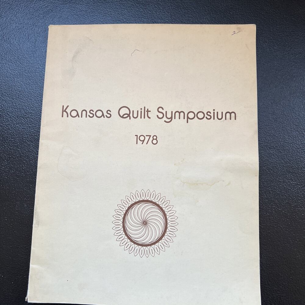 Kansas Quilt Symposium 1978 Paperback Good Condition KAW Valley Quilters Guild